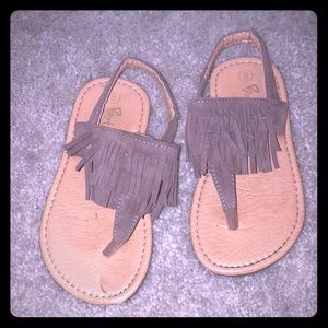 Fringe Sandals.  Size 9